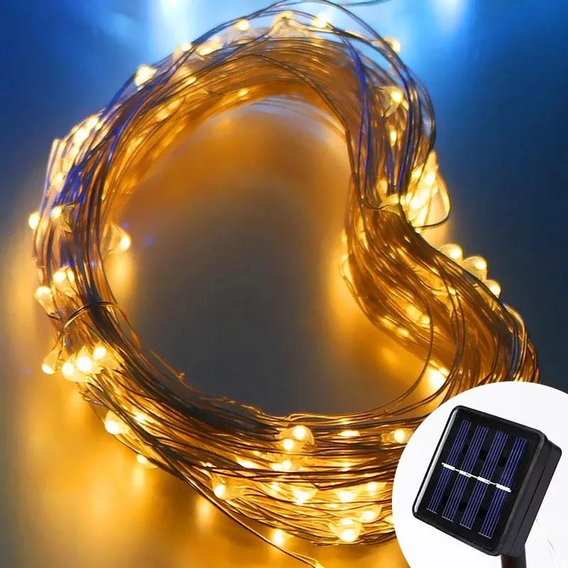 PIPPER | Solárna LED svetelná reťaz - 12 m