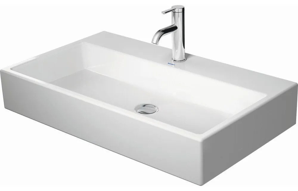 DURAVIT Vero Air umývadlo do nábytku s otvorom, bez prepadu, 800 x 470 mm, biela, 2350800041