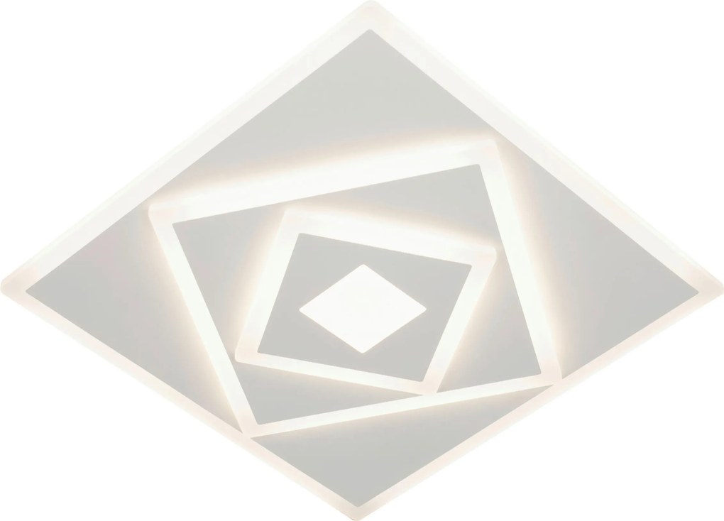 XXXLutz STROPNÉ LED SVIETIDLO, 40/40/6 cm Novel - Online Only bytové doplnky - 003783001301