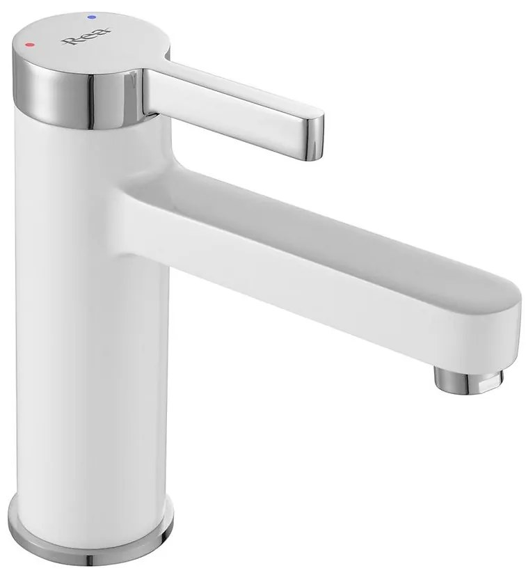 Umývadlová batéria Rea Polo biela chróm