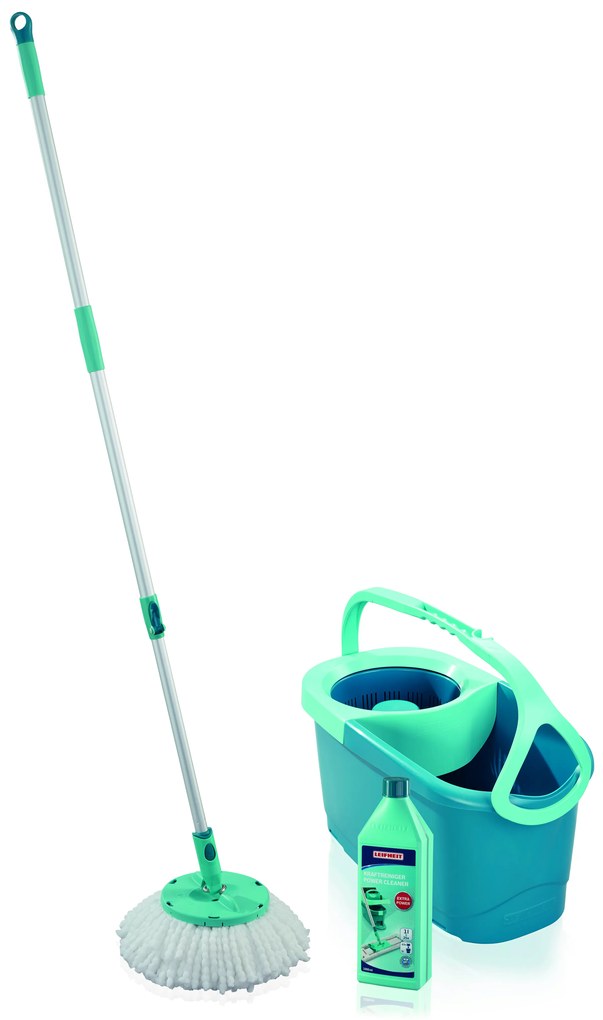 Leifheit Set Rotation Disc Mop Ergo + ZDARMA Čistič na silne znečistené podlahy 1 l 55414