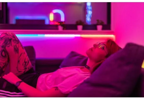 Twinkly TWL100STW-BEU - LED RGB Stmievateľný pásik LINE 100xLED 1,5 m Wi-Fi