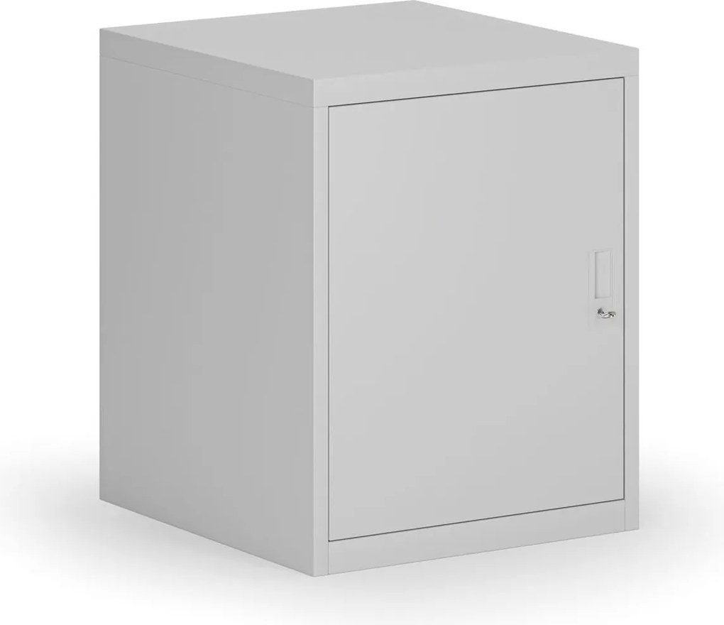 Závesná dielenská skrinka k stolu G8, 560 x 600 x 700 mm, sivá