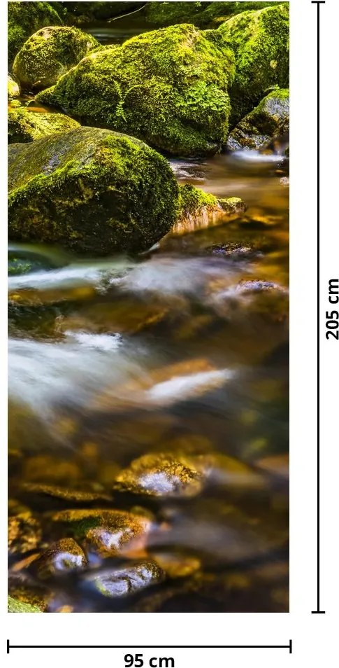Fototapeta na dvere - Potôčik (95x205cm)