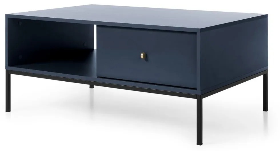 Konferenčný stôl Mono tmavo modrý (ML104)