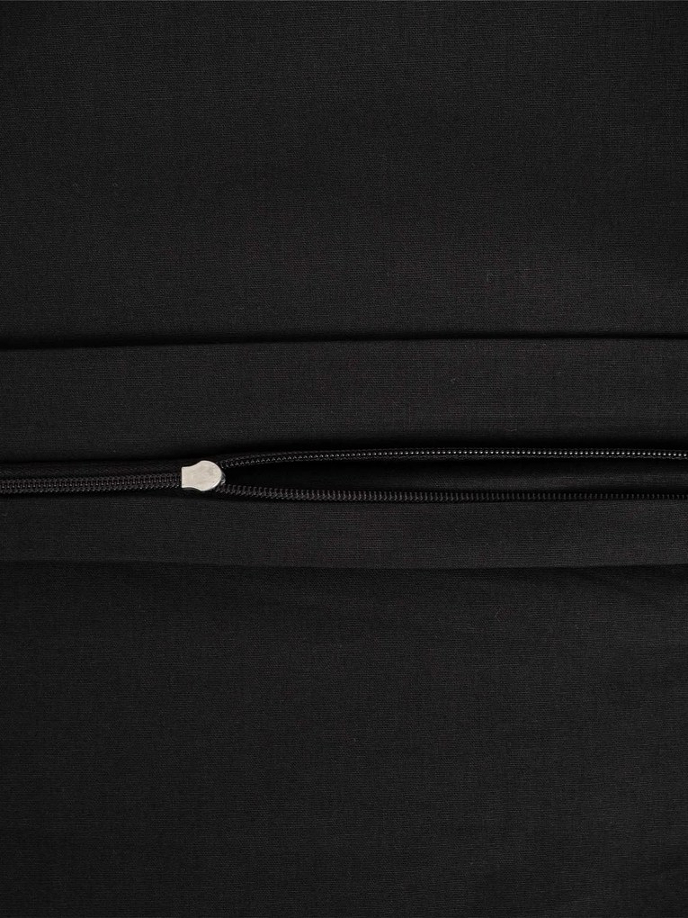 Bavlnená obliečka na vankúš Renforcé 70 × 90 cm - Jasmine čierna