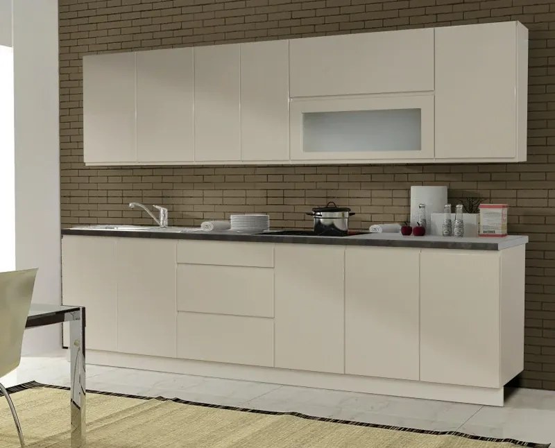 Kuchynská linka zobal 260cm, piesková