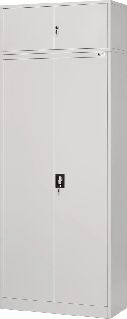 Nadstavec na skriňu, sivý, 900x380x400 mm: EWA