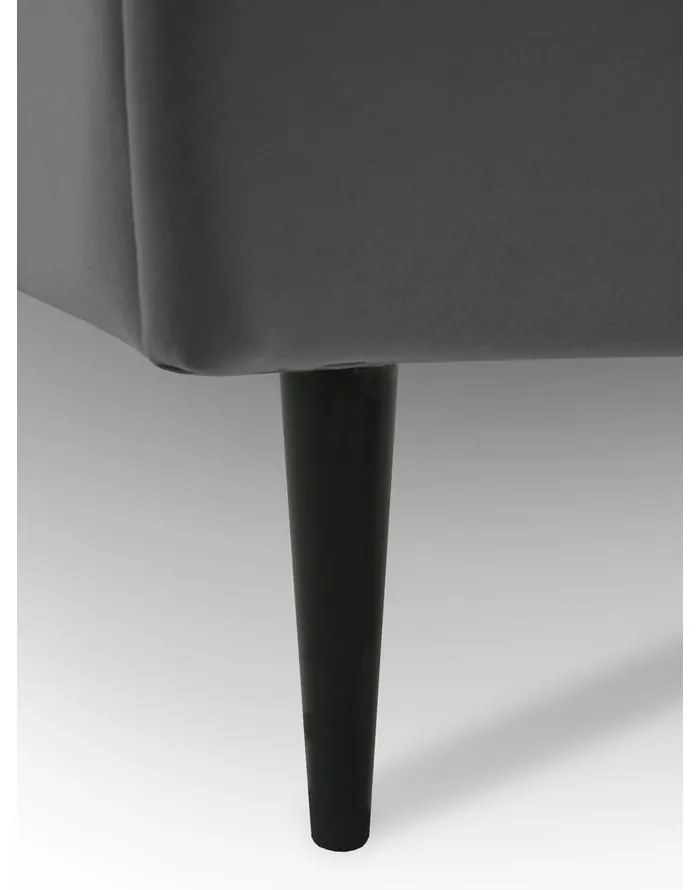 Sivá detská posteľ 90x200 cm Mercury – Scandic