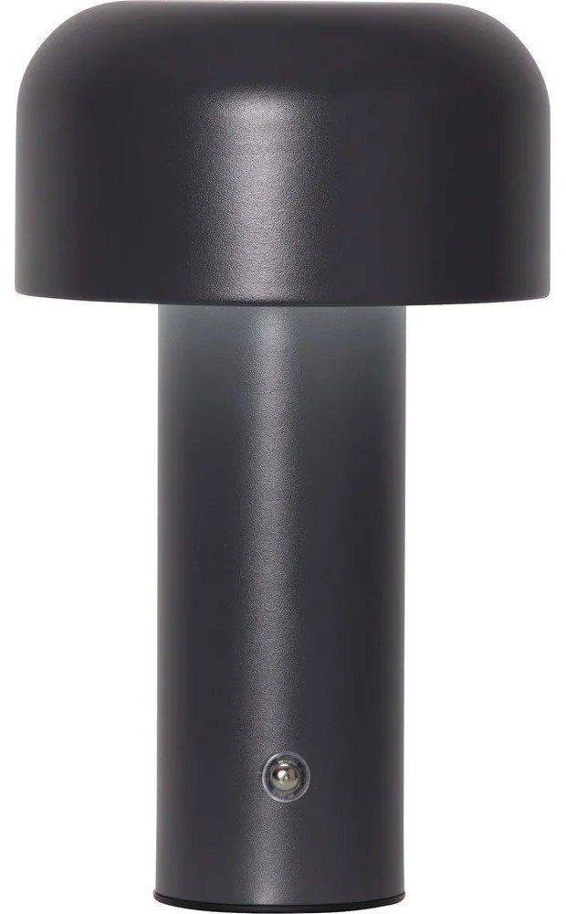 Sivá LED stolová lampa (výška 21,5 cm) Bobby – Star Trading