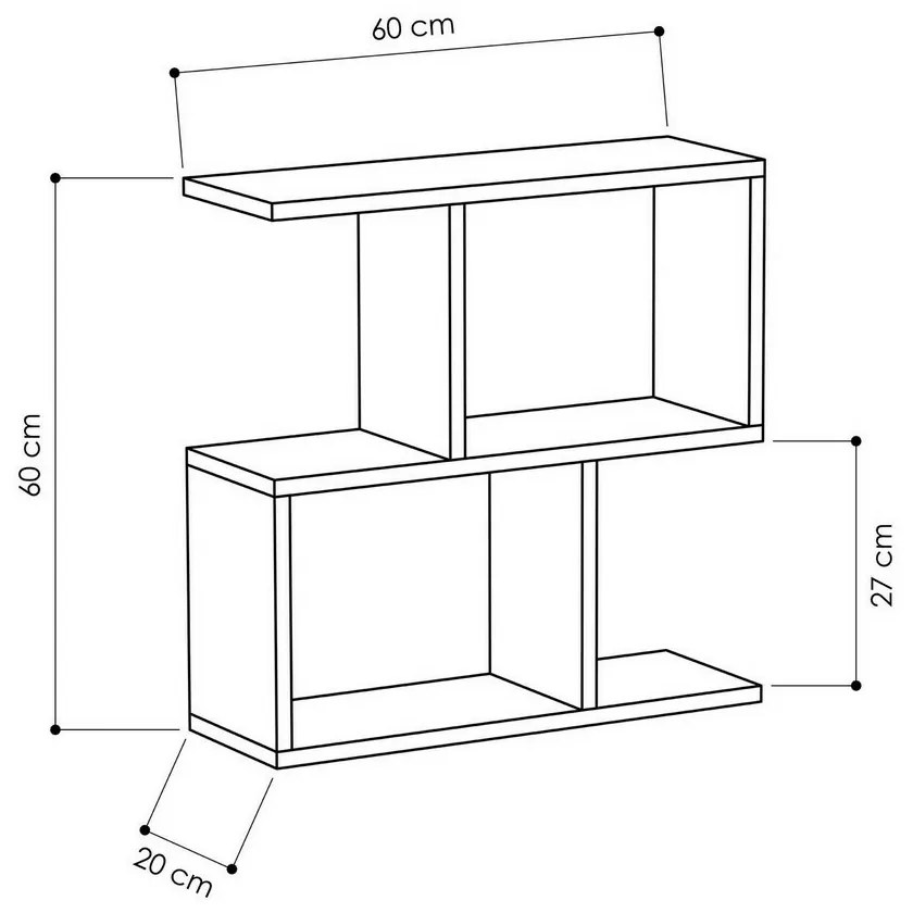 Bočný stolík Zeta Carrara Marble