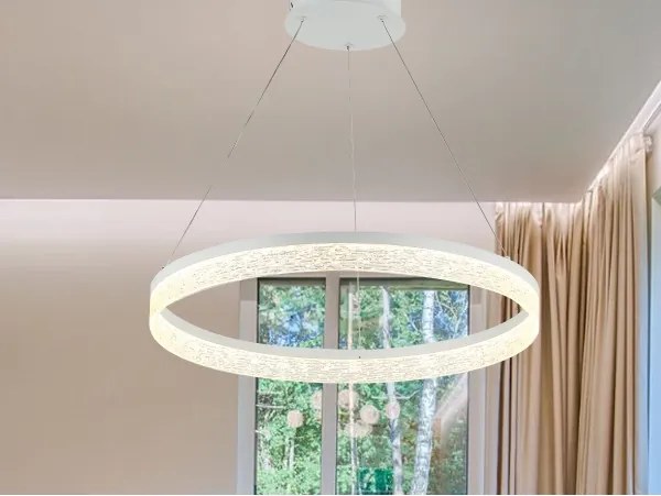 LED luster s možnosťou stmievania na lanku ALIANZ LED/45W/230V 3000-6000K + diaľkové ovládanie