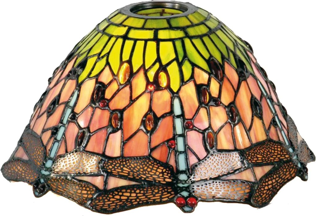 Tienidlo Tiffany Dragonfly - Ø 25 * 15 cm E27 / KH 6 cm