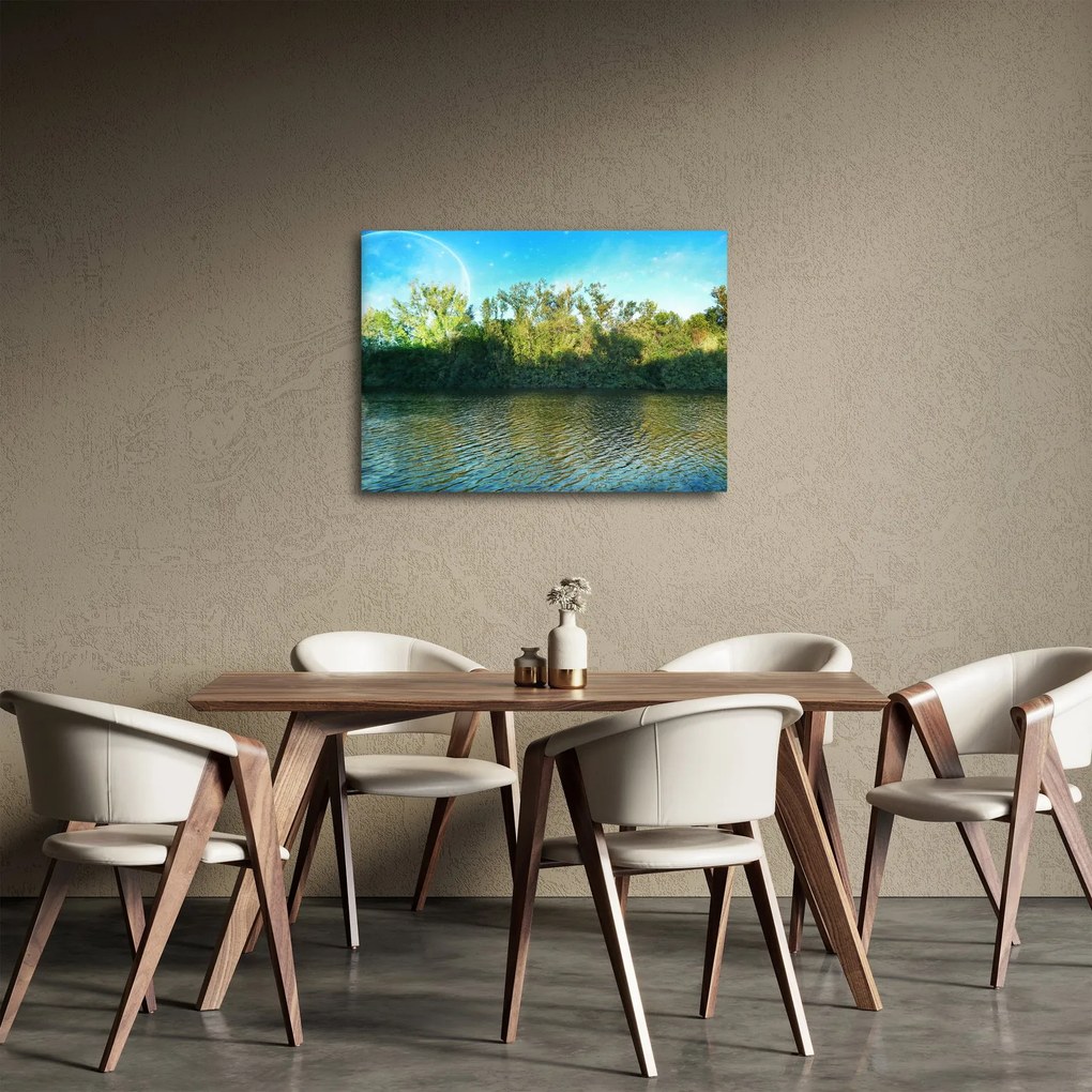 Obraz - jazero (70x50 cm)