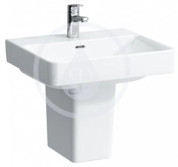 LAUFEN Pro S Umývadlo, 550 mm x 465 mm, 3 otvory na batériu, biela H8109620001081