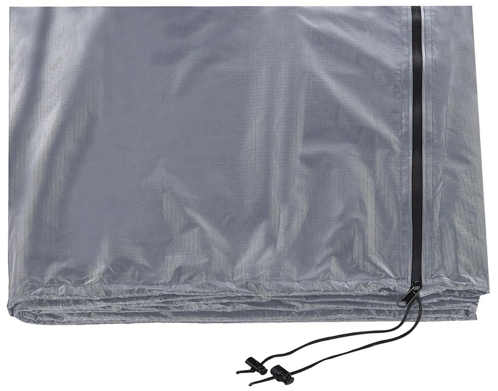 Ochranná plachta na závesné kreslo 200 x 120 cm sivá CHUVA Beliani
