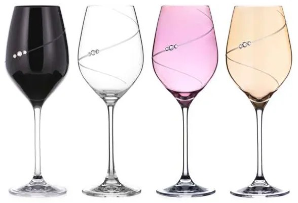 Diamante Silhouette Selection poháre na víno 360 ml 4 ks