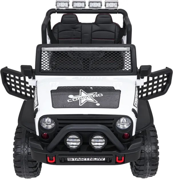 Elektrické autíčko Jeep BEAST 4x4 biele