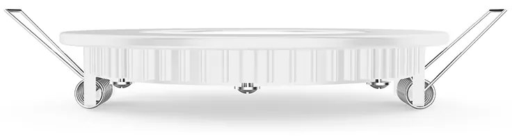 ACA Lighting LED Slim panel PLATO 18W/230V/3000K/1400Lm/120°/IP20, kruhový biely
