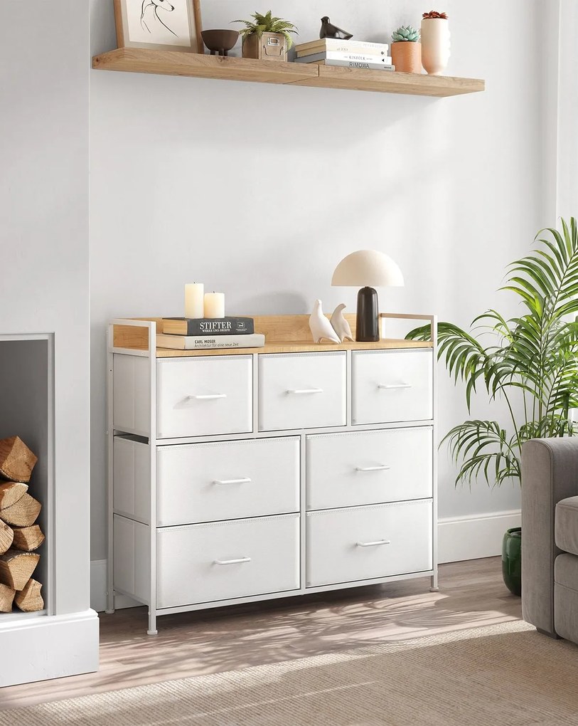 Komoda so zásuvkovými boxmi FLEXIRO 98x85 cm, krémová