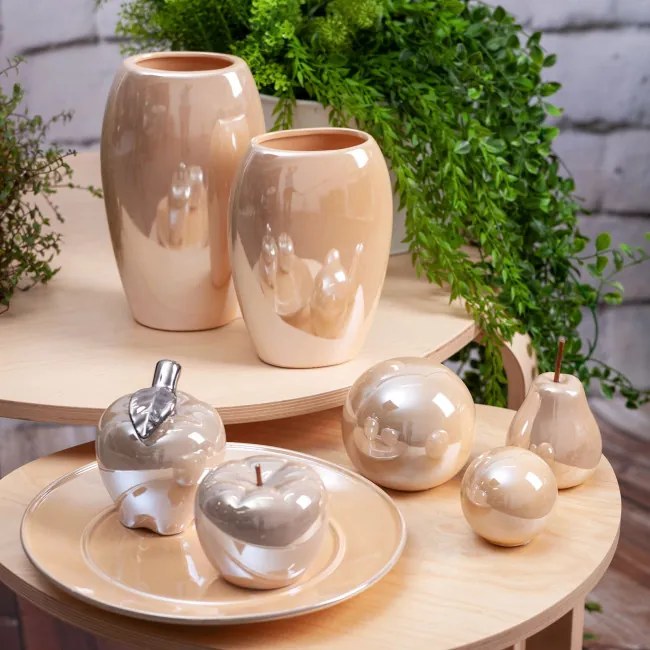 Dekoračný tanier SIMONA 6 01 béžový