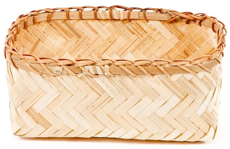 Súprava 3 úložných bambusových košíkov Compactor Natural Bamboo