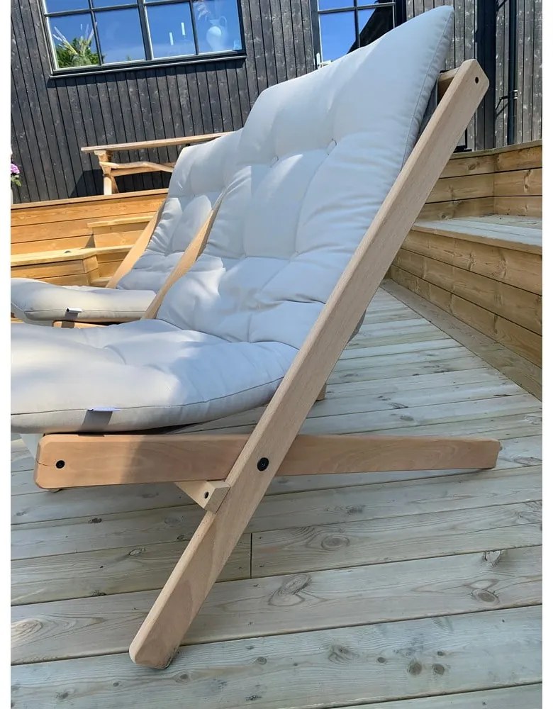 Skladacie kreslo Karup Design Boogie Raw/Beige