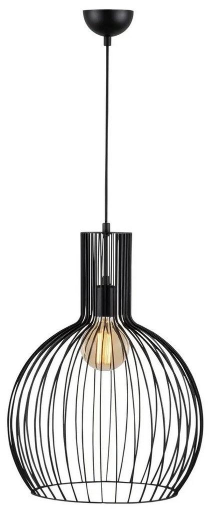 Závesný lustr Fellini - MR - 756, čierna