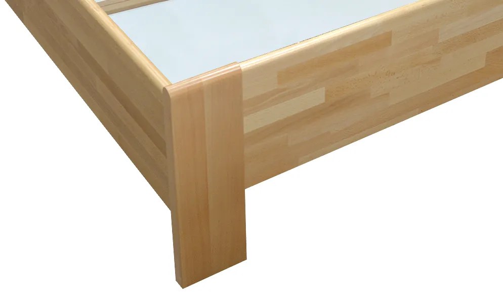 Masívna posteľ  MATE LUX 180x200 buk