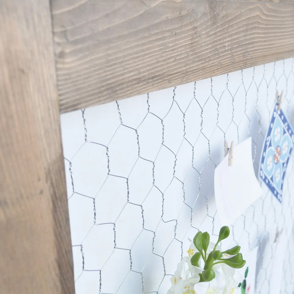 Drevený fotorámik 60 cm hnedý