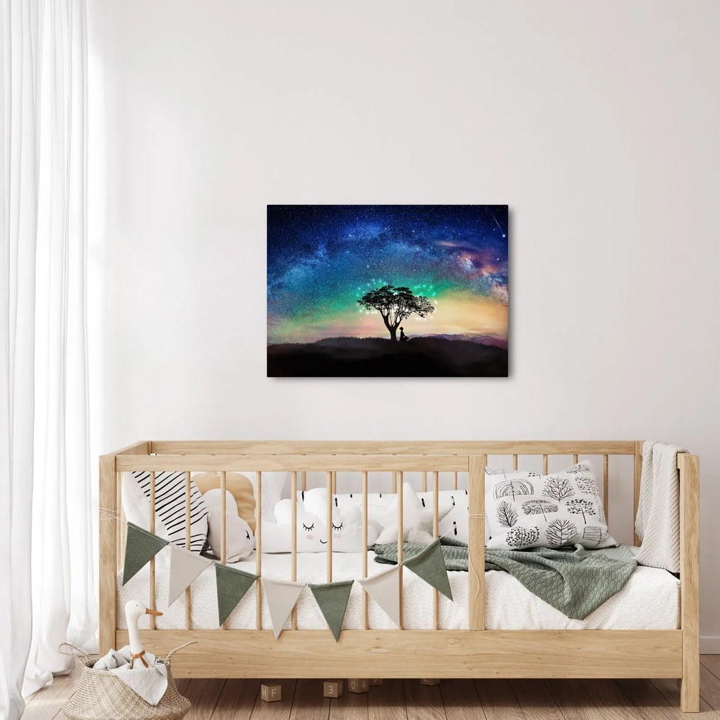 Obraz - Odpočinok pod hviezdami (70x50 cm)