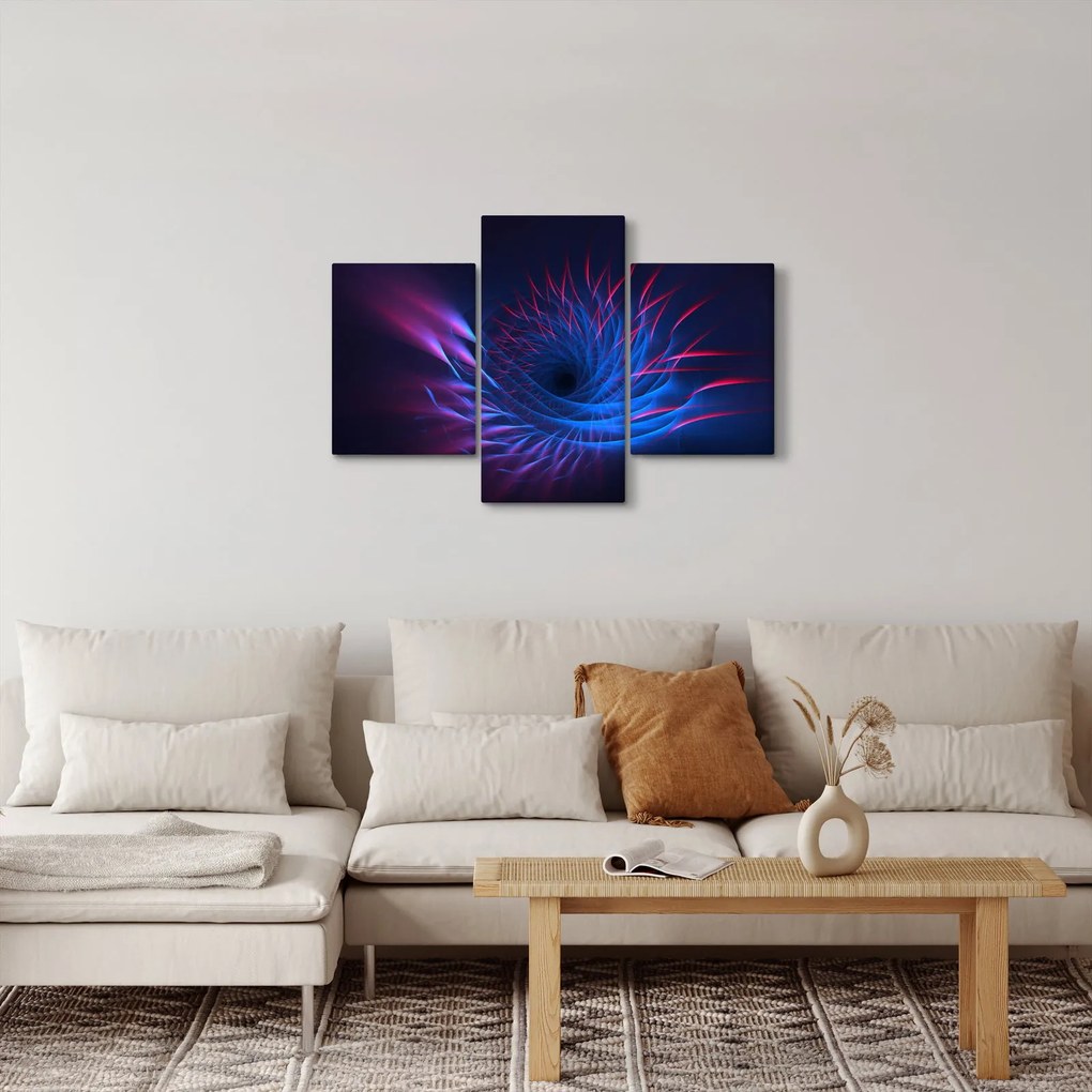 Obraz - abstrakcia kvetu (90x60 cm)