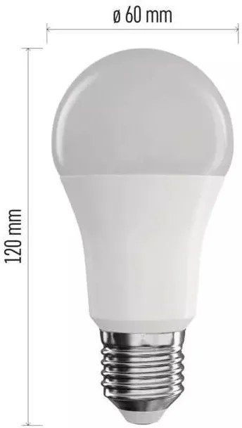 EMOS GoSmart CCT+RGB LED žiarovka stmievateľná 9W E27 Zigbee ZQZ514R