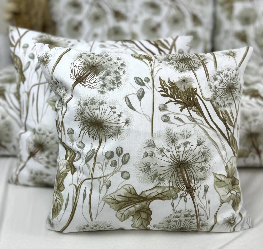 INTERMEDIC SK Obliečka na vankúš hnedá púpava 40x40 cm