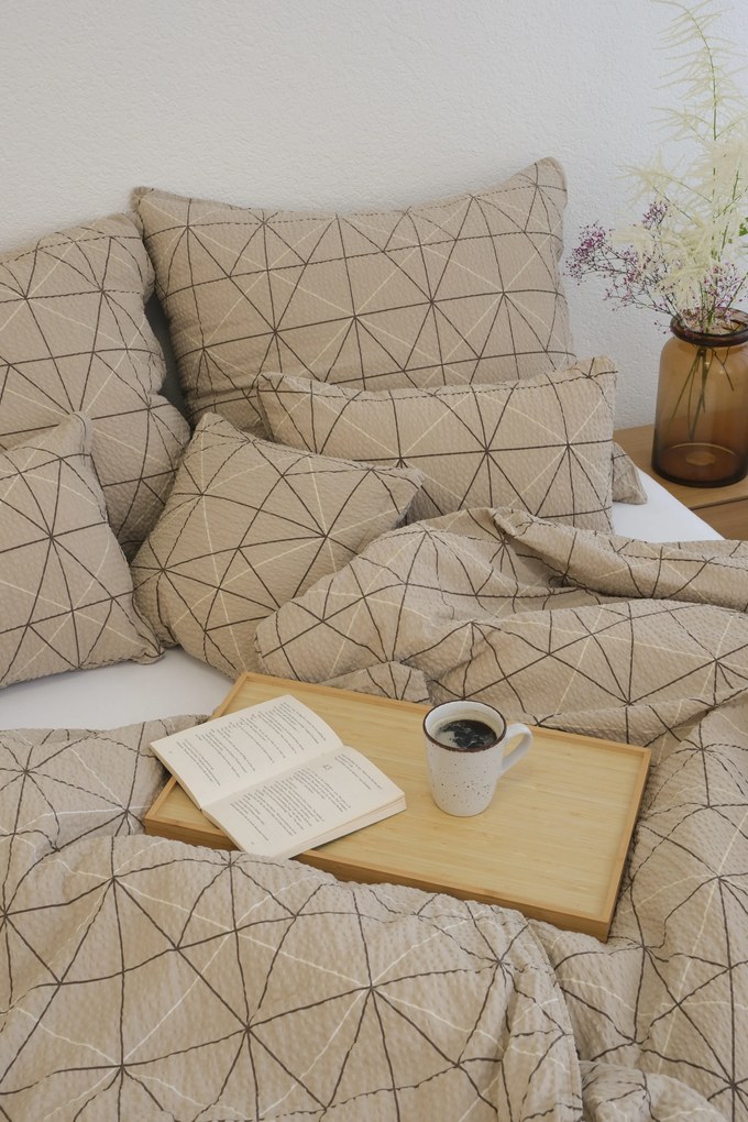 Krepové obliečky Renforcé - Sebastian béžový