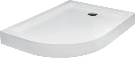 Besco Asymetrická sprchová akrylátová vanička SATURN AS 100x80 (120x90) IP BESCO-Rozmery: 120x90, BESCO-Orientácia: Pravá