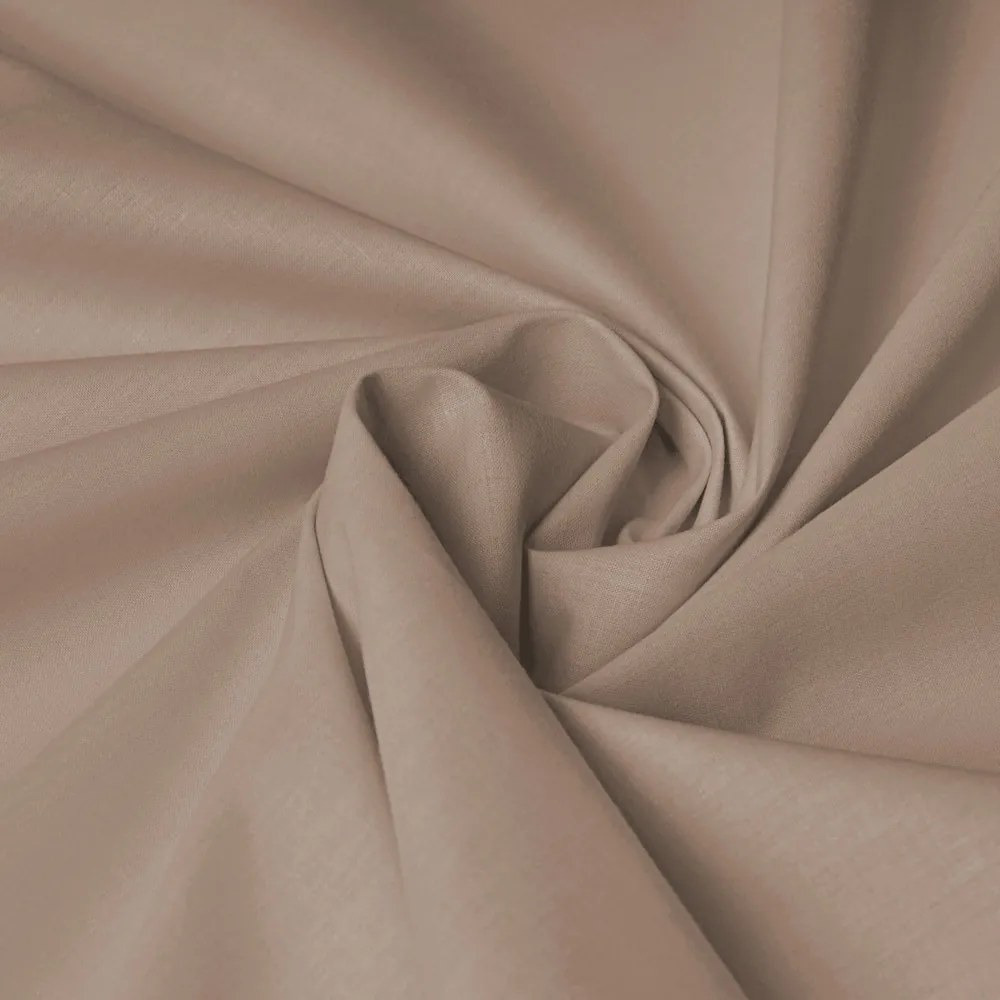 Biante Bavlnená obliečka na vankúš s lemom Moni MO-071 Sivohnedá 40 x 40 cm