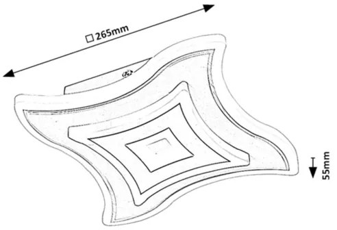 Rabalux 6958 - LED stropné svietidlo TANELI LED/20W/230V 3000/4000/6000K
