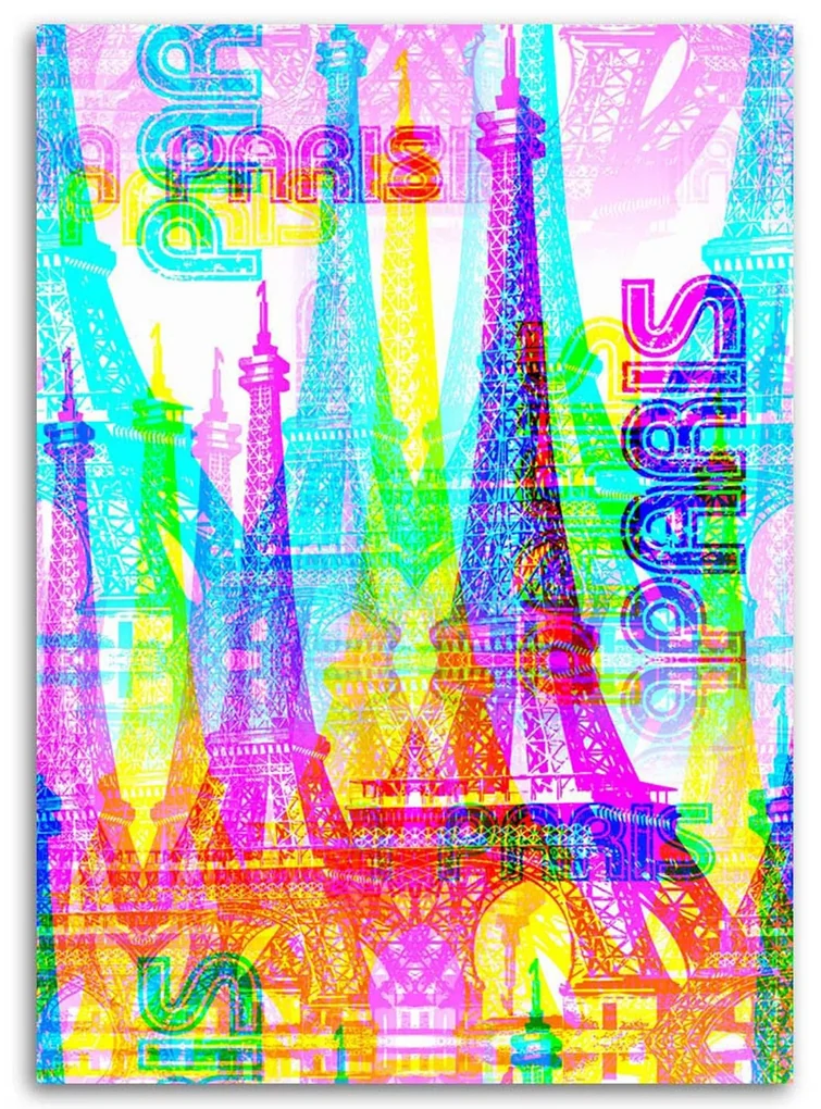 Gario Obraz na plátne Neon Paris Rozmery: 40 x 60 cm