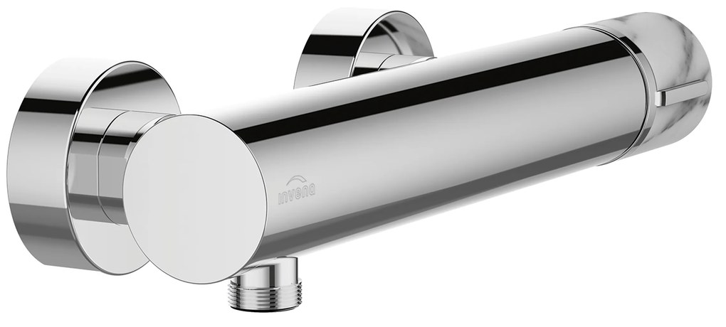 Invena Stone Plus, termostatická sprchová batéria, chrómová, INV-BN-P3-001-V