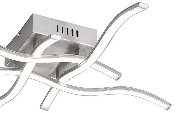 Leuchten Direkt 15131-55 - LED Prisadený luster WAWE 4xLED/4,6W/230V matný chróm