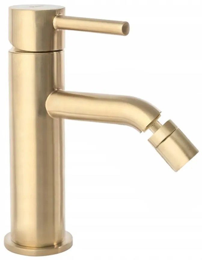 Bidetová batéria Rea Lungo zlatá brúsená