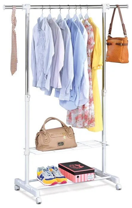 Autronic BONTEC Stojan na šaty, kov, čierna, ABD-1216 BK Farba: Čierna