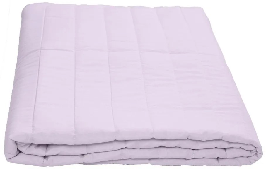 Letný paplón prešívaný 140x200 cm s obliečkou na vankúš SUMMER 45x75 cm, fialový