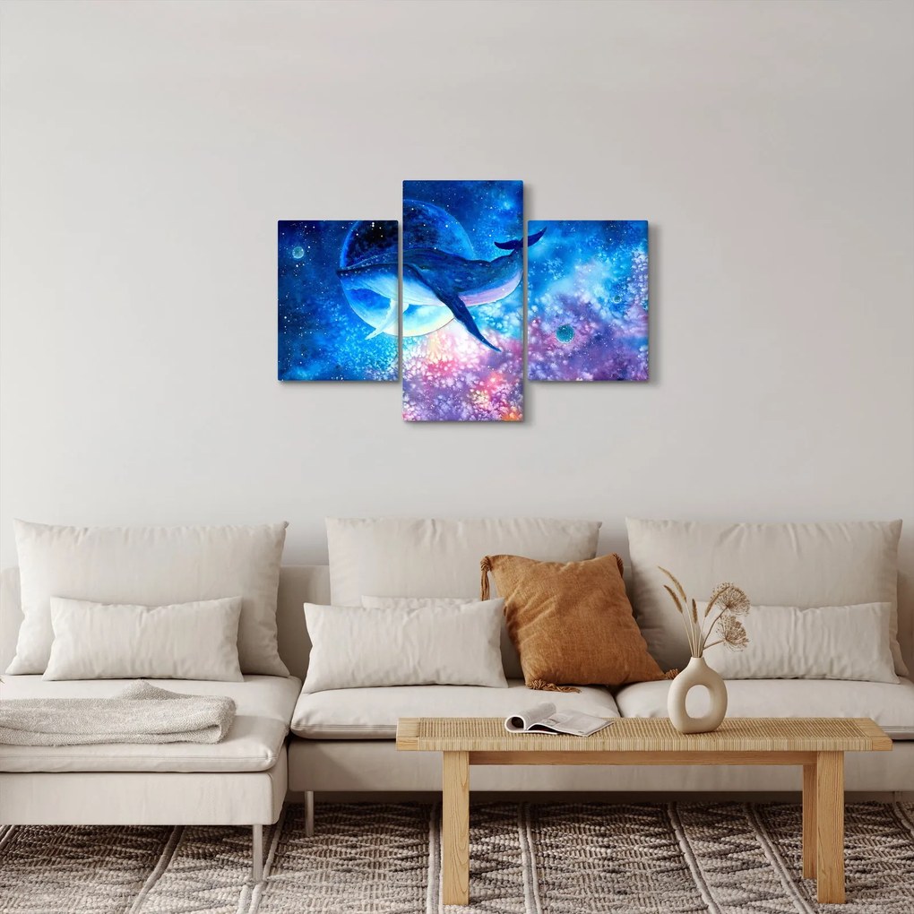 Obraz - Vesmírna veľryba (90x60 cm)