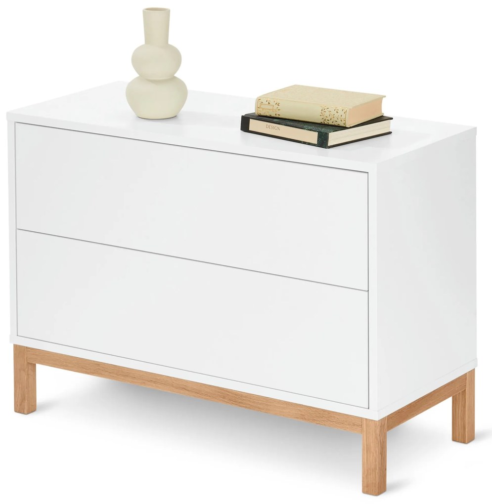 Komoda s plytkými zásuvkami