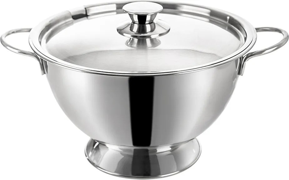 Misa z nehrdzavejúcej ocele v striebornej farbe ø 26 cm – Orion