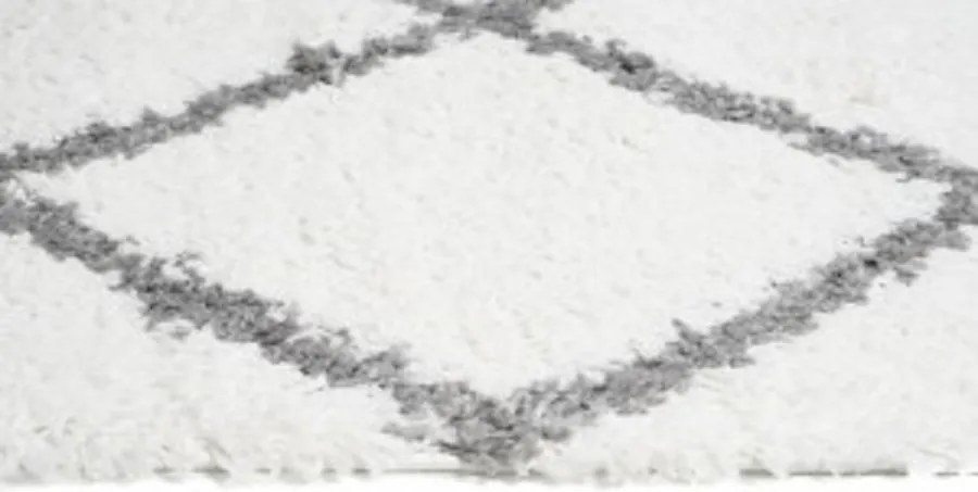 TA Koberec G931A KRÉMOVÁ/TMAVOSIVÁ BOHO Rozmer: 100x400 cm