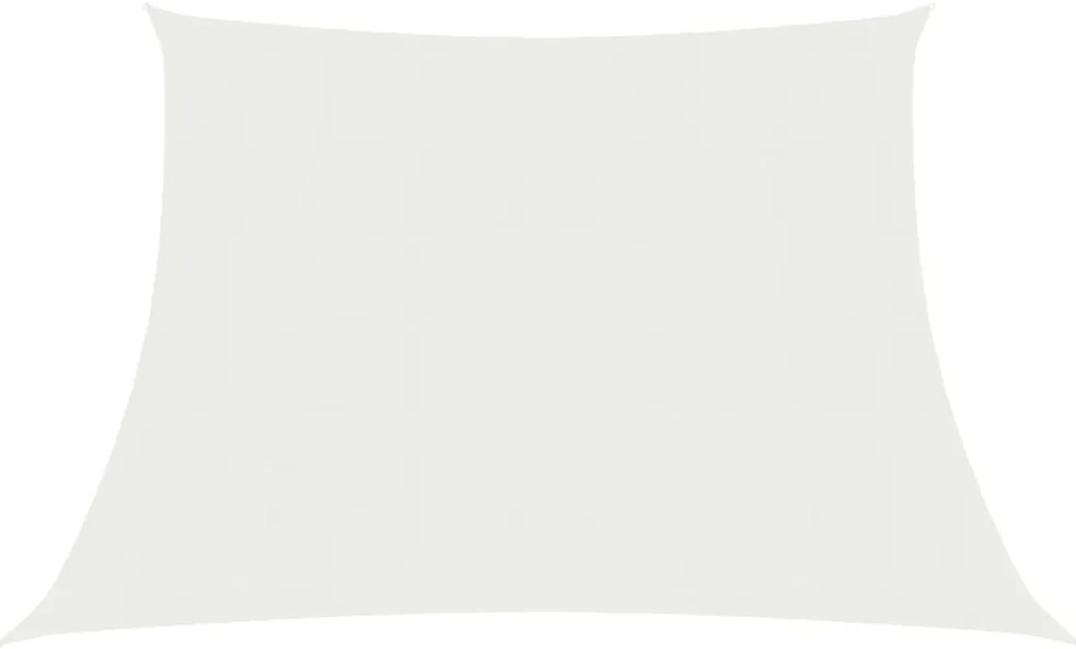 vidaXL Tieniaca plachta 160 g/m² biela 4/5x4 m HDPE
