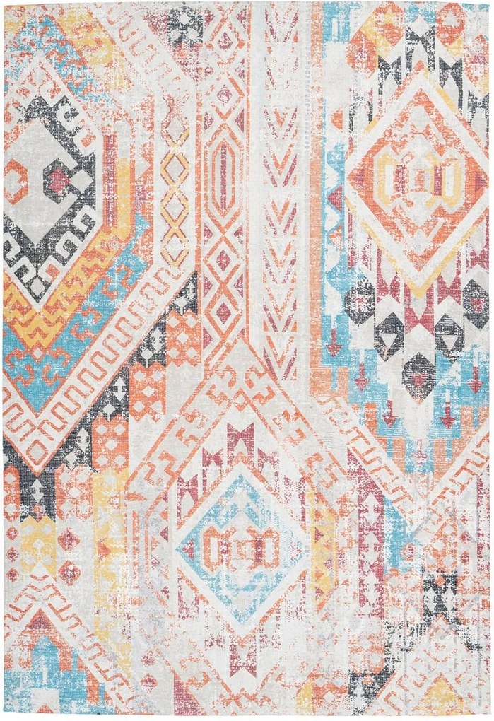 XXXLutz PLOCHO TKANÝ KOBEREC, 80/150 cm viacfarebná, oranžová - Online Only bytové doplnky - 005937115804